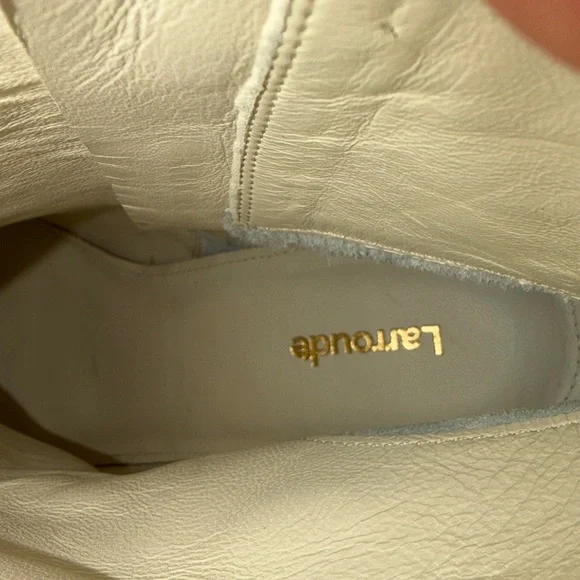 Larroudé Dolly Leather Platform Boots, Size 8 1/2 - Picture 12 of 12